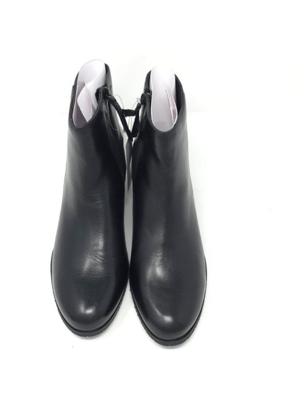 Naturalizer Bay Waterproof Heeled Ankle Boot Black Leather 11 M - Picture 10 of 14